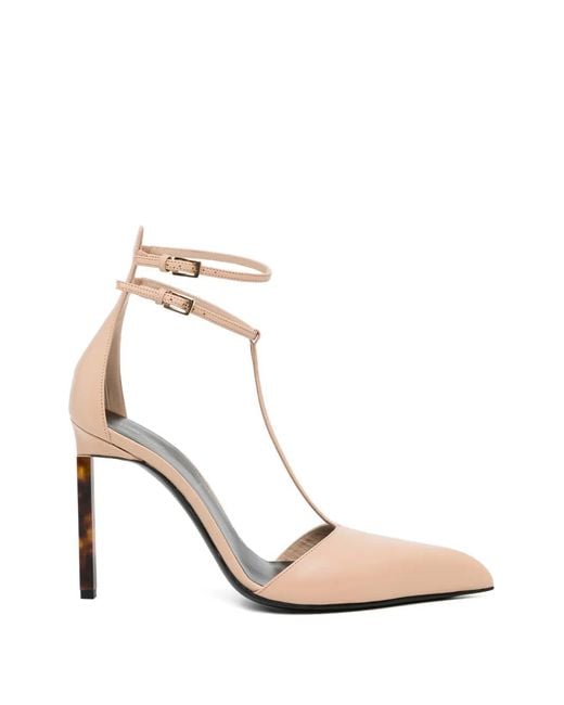 Tom Ford White Escarpins À Talon Épais 110 Mm