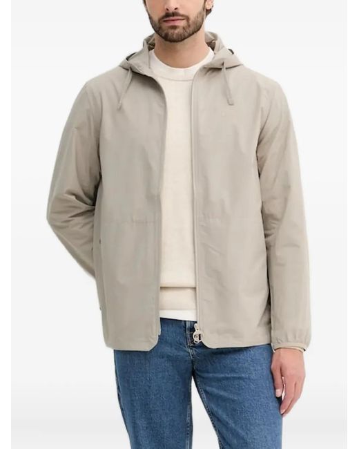 Barbour Natural Newhill Hooded Zip-Front Jacket for men