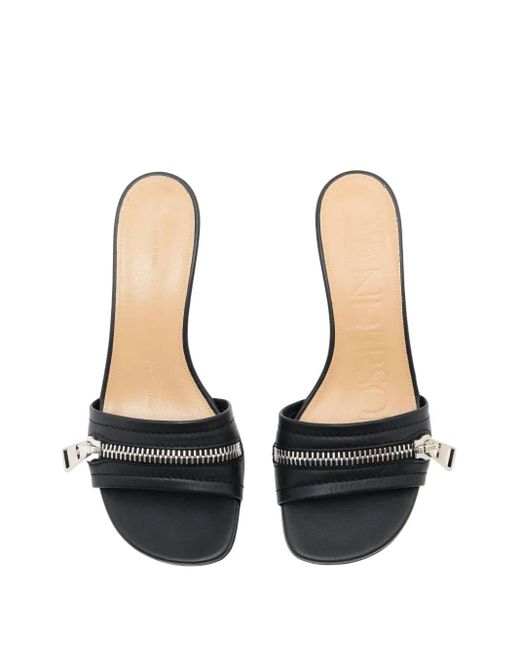 J.W. Anderson Black 55Mm Leather Sandals