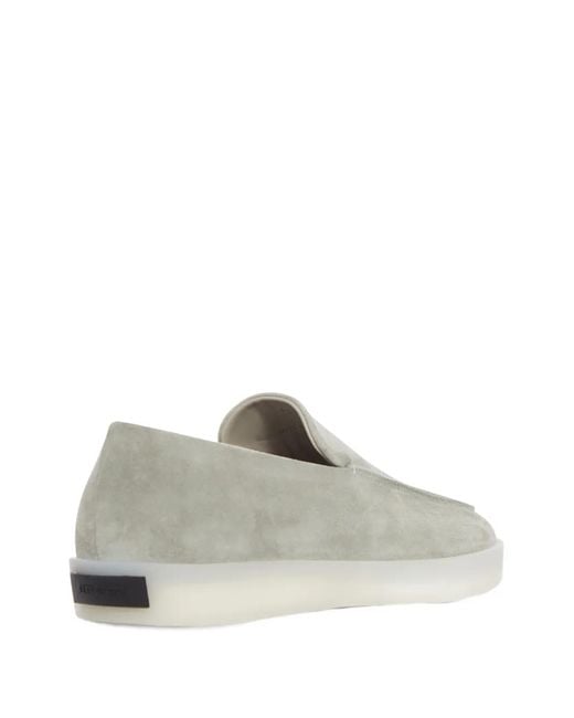 Fear Of God Gray Suede Loafers for men