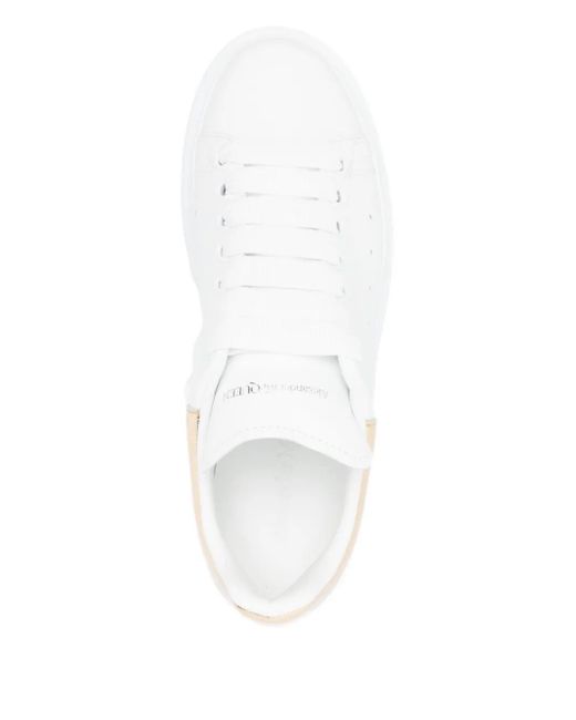 Alexander McQueen オーバーサイズ レザースニーカー White