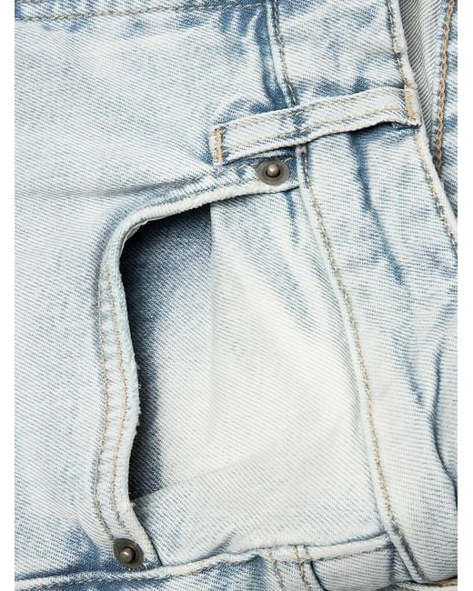 Ksubi Blue Van Winkle Ksteller Genesis Paint-Splatter Distressed Jeans for men