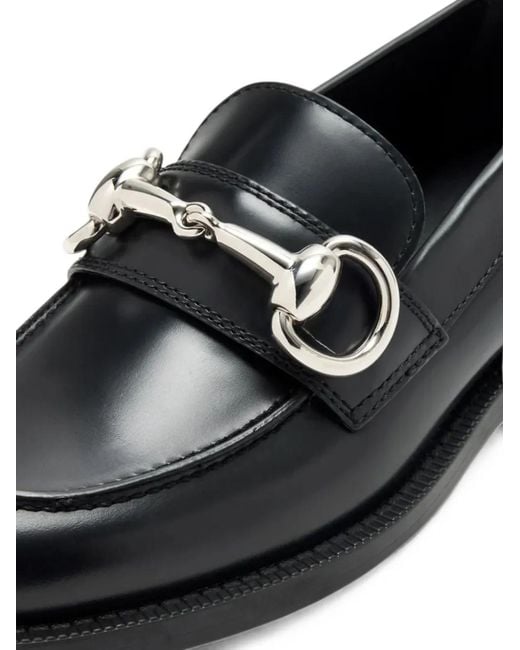 Gucci Black Flat Shoes