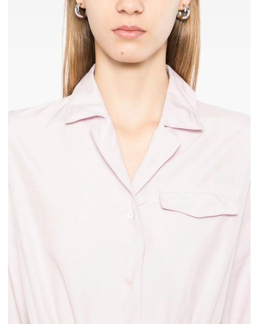 JNBY Pink Collared Mini Dress