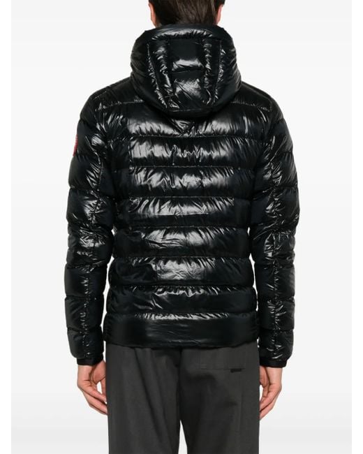 Canada Goose Black Crofton Down Jacket for men