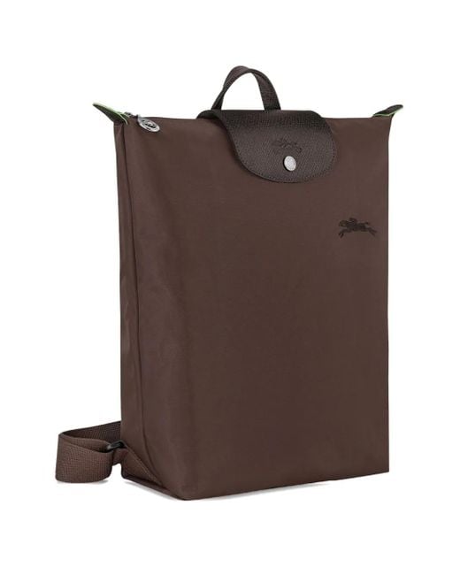 Longchamp Brown Le Pilage Foldable Backpack