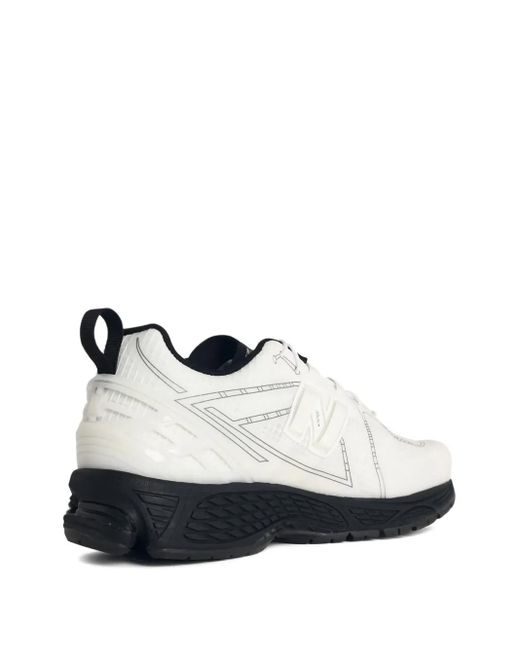 New Balance White 1906 Lace-Up Sneakers for men