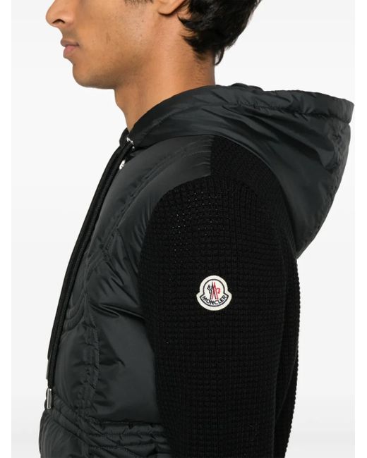 Moncler Black Panelled Jacket for men