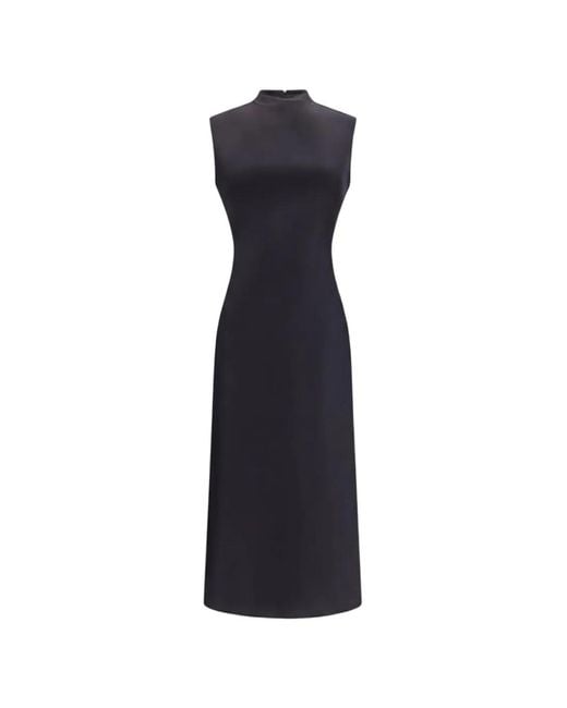 Maison Margiela Blue Sleeveless Midi Dress