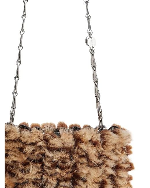 Rabanne White Chain-strap Shoulder Bag