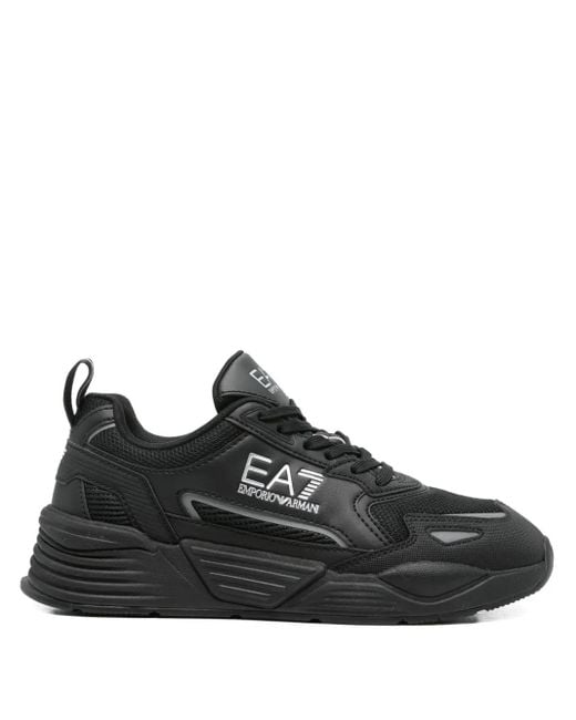 EA7 Sneakers mit Logo in Black für Herren
