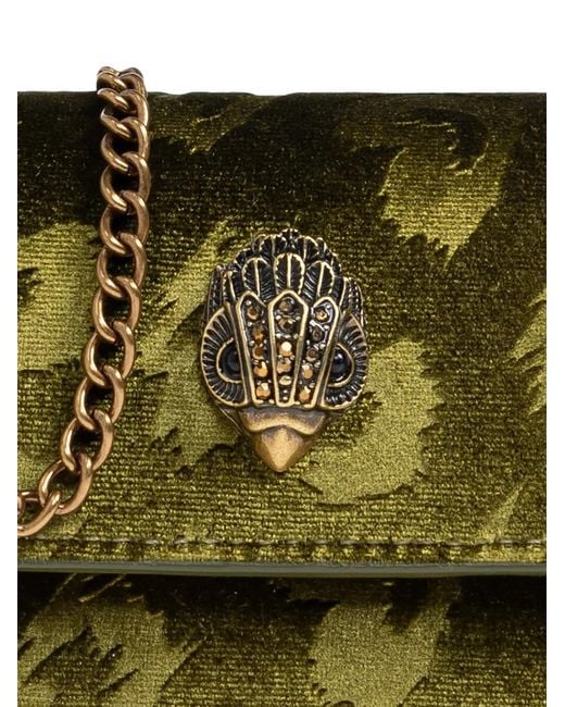 Kurt Geiger Green Nano Drench Long Shoreditch Shoulder Bag