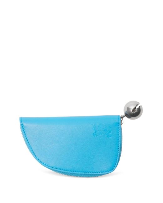 Portafoglio Shield con ciondolo di Burberry in Blue