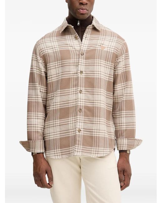 Guess Natural Patterned Shirt for men