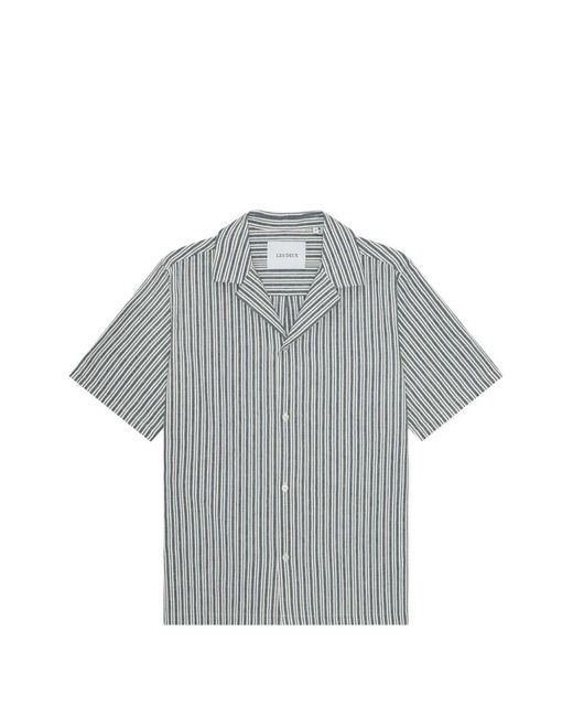 Les Deux Gray Striped Shirt for men