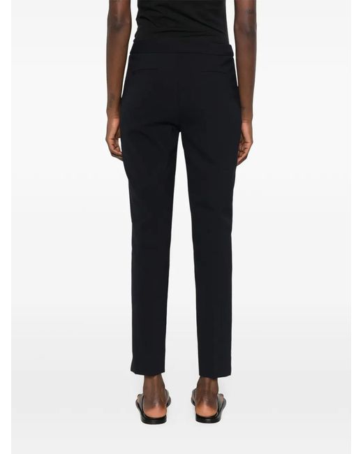 MAISON 123 Black Lara Button-Fastening Trousers