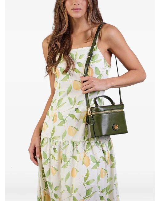 The Bridge Green Leather Mini Bag