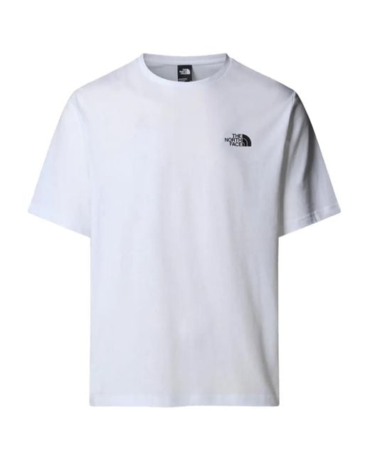 The North Face White Camping Retro T-Shirt for men