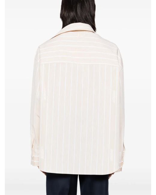 Jacquemus White The Cuadro Shirt for men