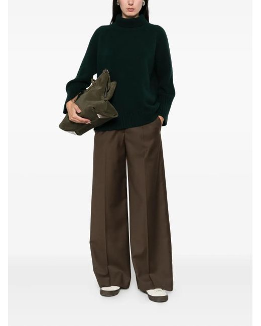 Be You Black Button Roll-Neck Knitwear