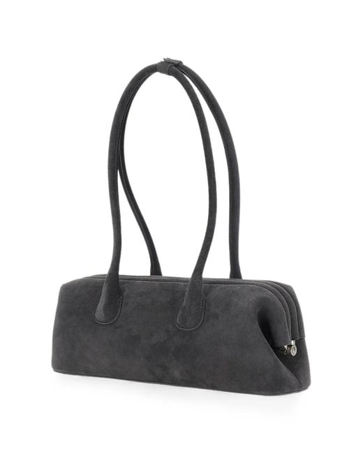 OSOI Black Suede Tote Bag