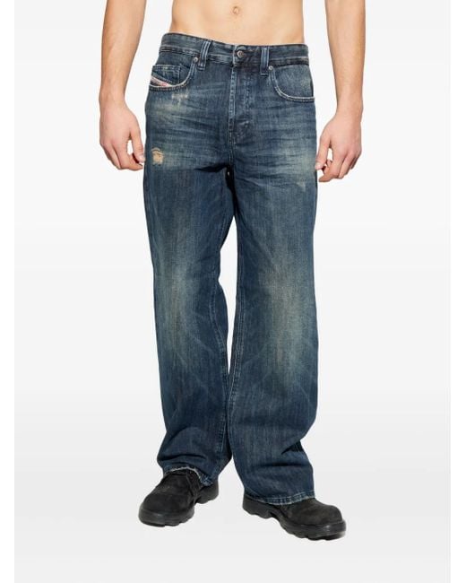 DIESEL Blue 2001 D-Macro Jeans for men