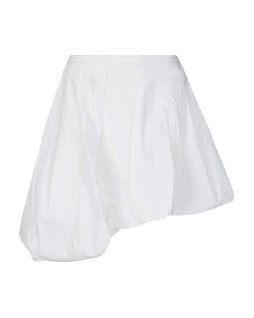 Thelatest アシンメトリースカート White