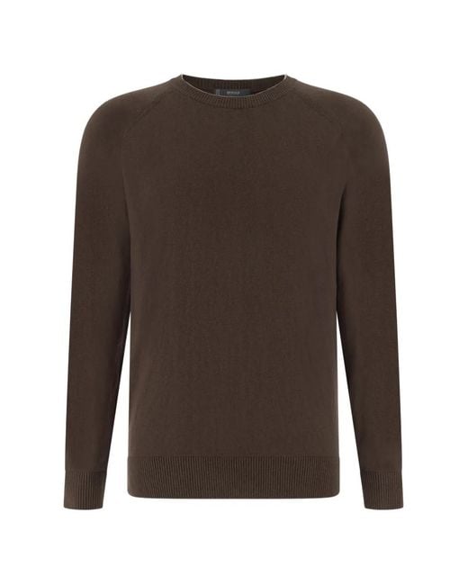 Boggi Brown Pull À Manches Longues Raglan for men