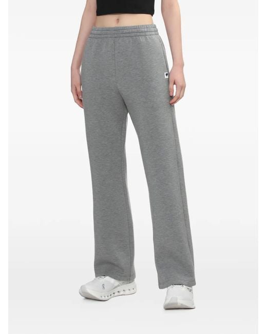 A Bathing Ape Gray Logo Patch Trousers