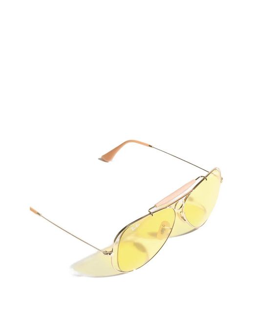 Dolce & Gabbana Metallic X Ray‑Ban Pilot-Frame Sunglasses