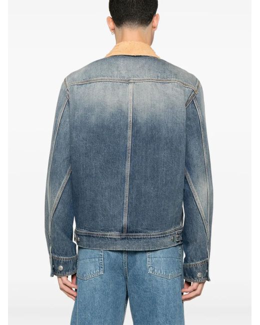 McQueen Denim Jack in het Blue voor heren