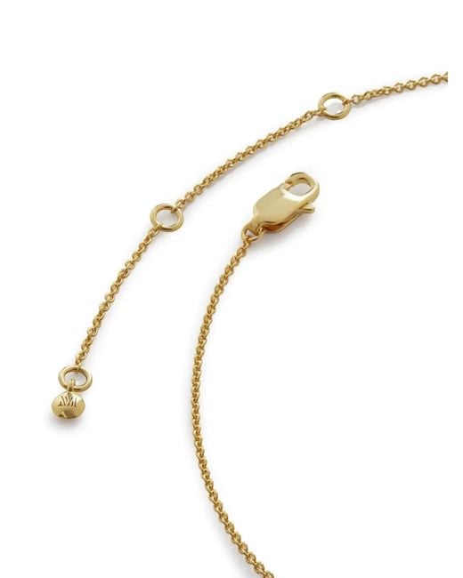 Monica Vinader Metallic Alphabet K Pendant Necklace