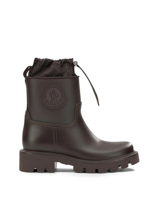 Moncler Black Kickstream Rain Boots