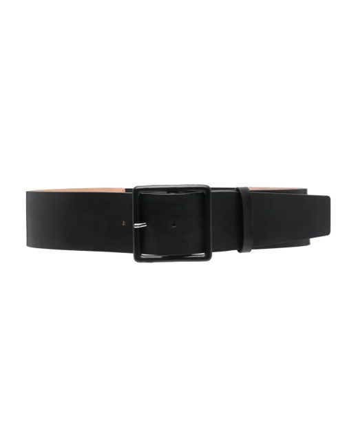 Max Mara Black Elasticated Leather Belt