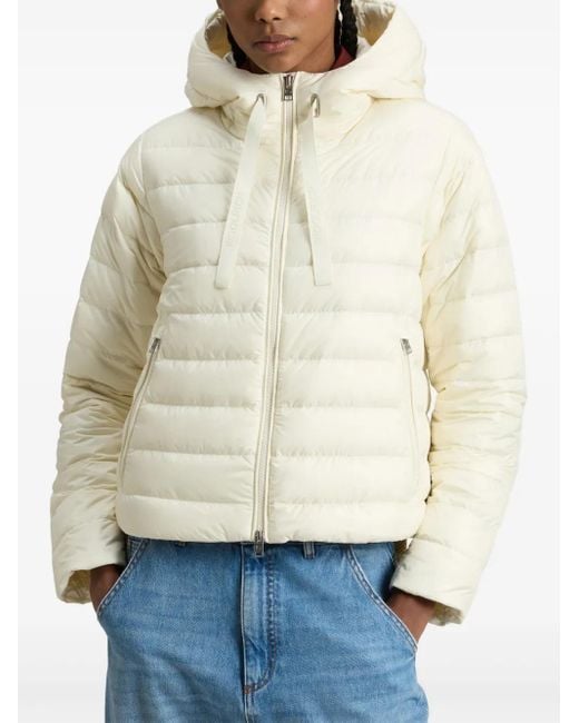 Woolrich Natural Nylon Short Down Jacket