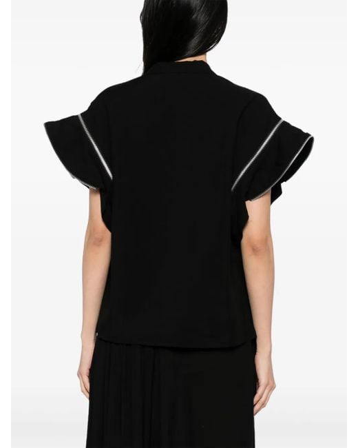 Camicia Con Zip di Limi Feu in Black