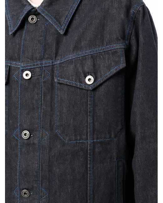 Ferragamo Denim Jack in het Blue voor heren