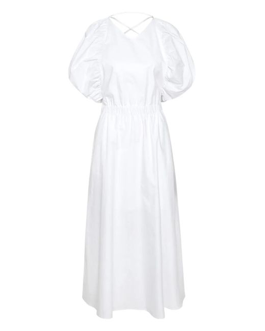 Abito Con Maniche A Palloncino di Gestuz in White