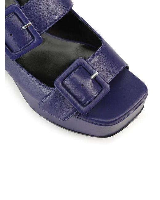 Sergio Rossi Blue Si Rossi Heeled Sandals