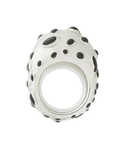 Bague Infinity Courreges en coloris White