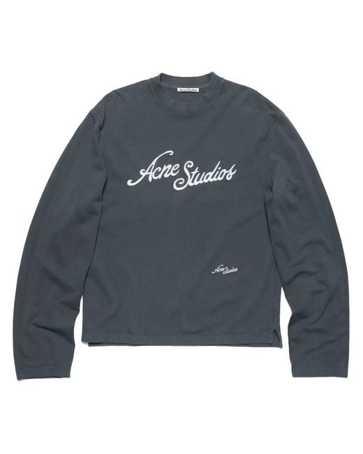 Sudadera Con Logo Acne de color Blue