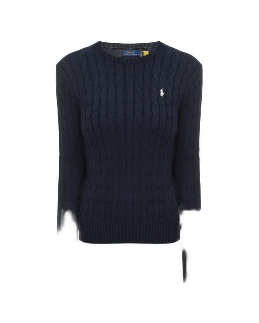 Polo Ralph Lauren Blue Cable-Knit Sweater