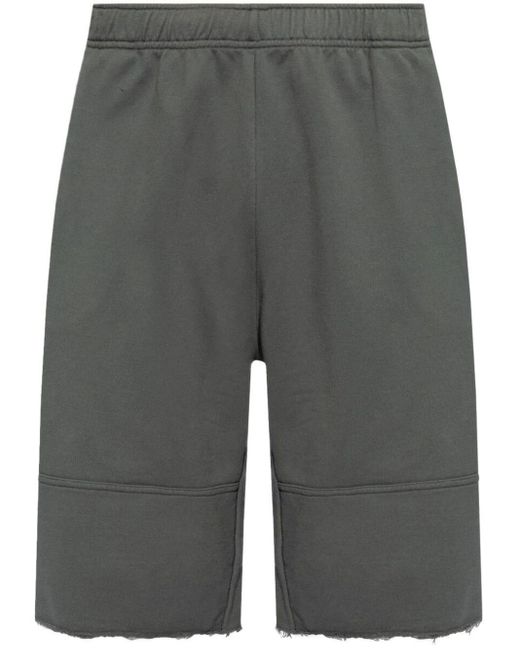 MM6 by Maison Martin Margiela Gray Cotton Shorts, for men