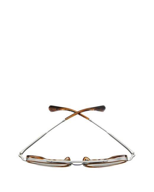 David Beckham Green Pilot-Frame Sunglasses for men