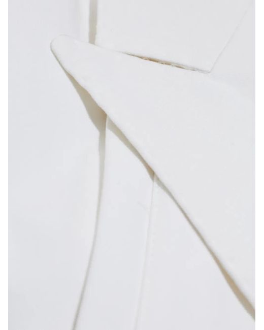 DSquared² White Single-Breasted Blazer