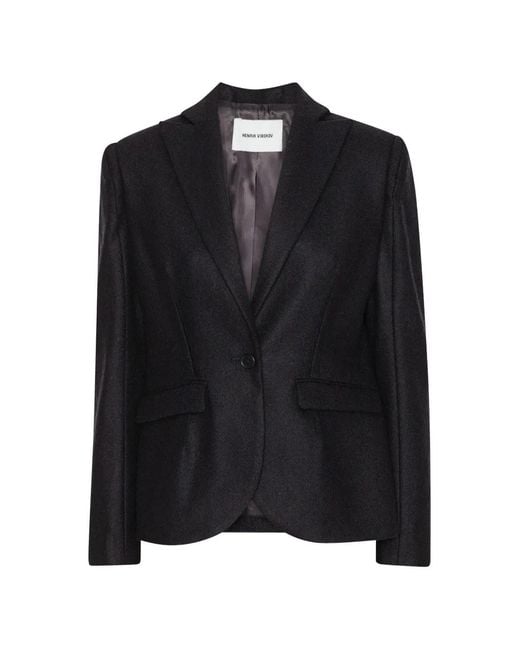 Henrik Vibskov Black Press Tailored Wool Blazer