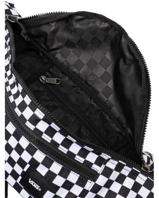 Vans White Checkered Belt Bag for men
