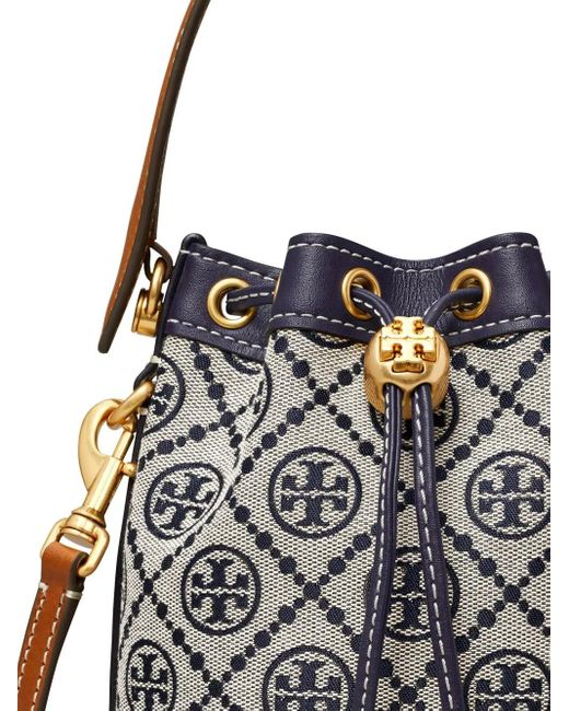 Tory Burch T Monogram バケットバッグ White