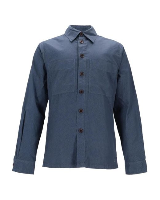 Paul Smith Blue Buttoned Cotton Shirt for men