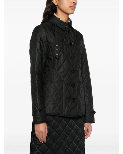 Burberry Black Quilted Jacket